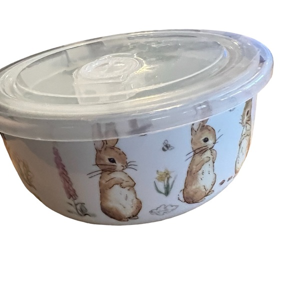 New Beatrix Potter Peter Rabbit Ceramic Dish with Lid - Picture 1 of 6